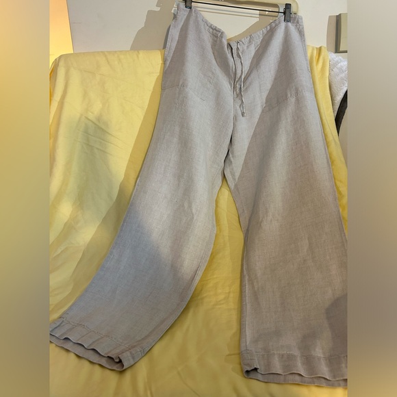 Chelsea 28 khaki colored linen pants Size 1 - Picture 5 of 9